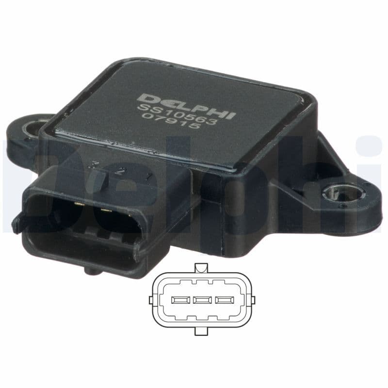 Senzor, pozitie clapeta acceleratie DELPHI SS10563-12B1