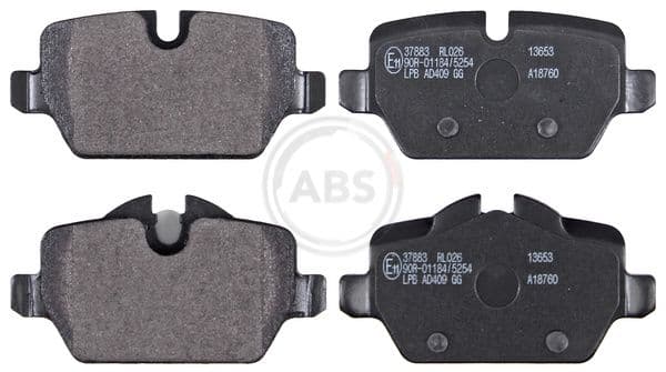 set placute frana,frana disc ABS 37883