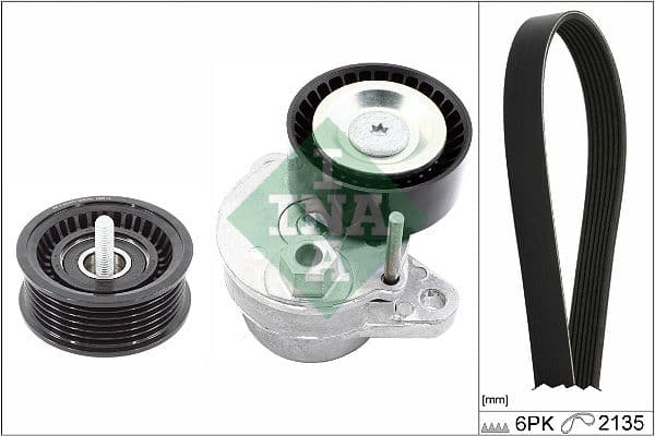 Set curea transmisie cu caneluri Schaeffler INA 529 0494 10