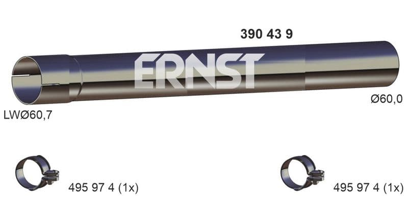 Racord evacuare ERNST 390439