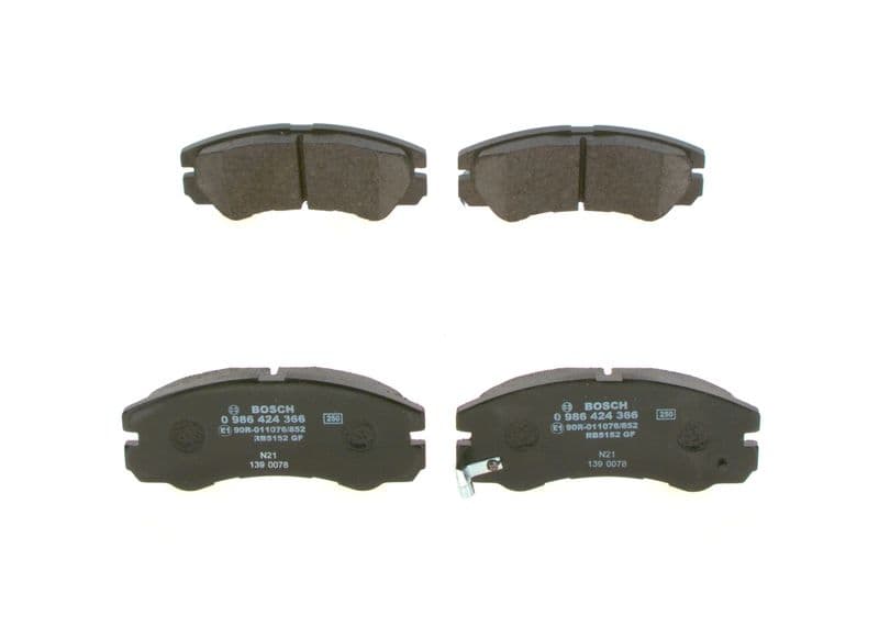 set placute frana,frana disc BOSCH 0 986 424 366