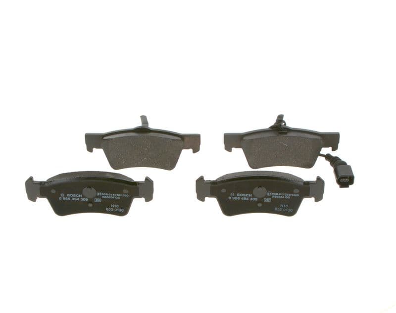 set placute frana,frana disc BOSCH 0 986 494 309