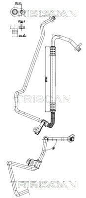 conducta presiune variabila,aer conditionat TRISCAN 9010 28071