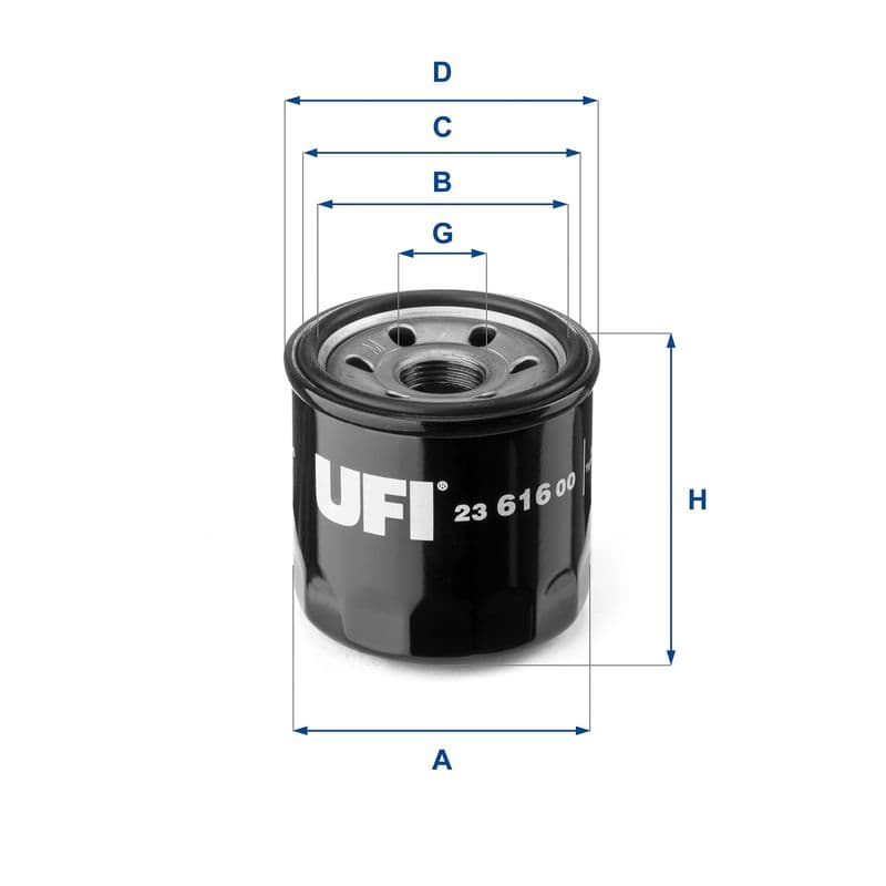 Filtru ulei UFI 23.616.00