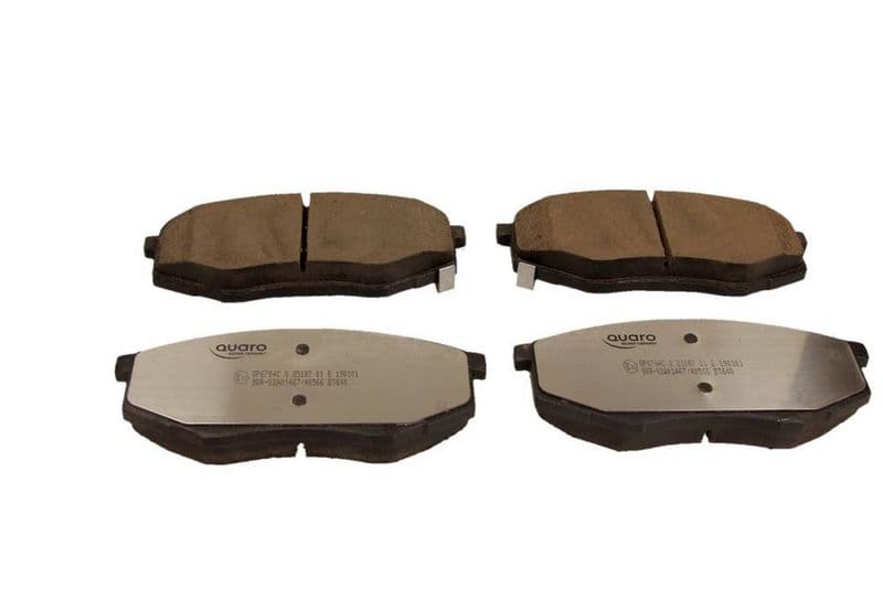 set placute frana,frana disc QUARO SILVER CERAMIC QP6784C