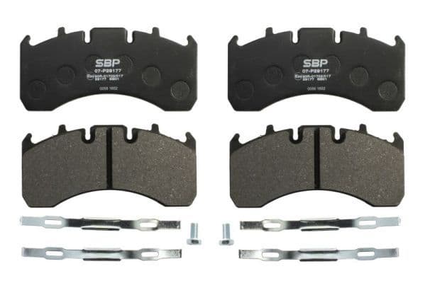 set placute frana,frana disc SBP 07-P29177