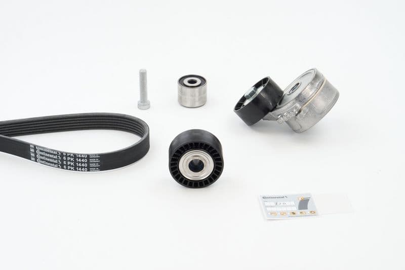 Set curea transmisie cu caneluri CONTINENTAL CTAM 6PK1440K1