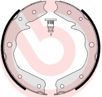 Set saboti frana, frana de mana BREMBO ESSENTIAL LINE S 59 527