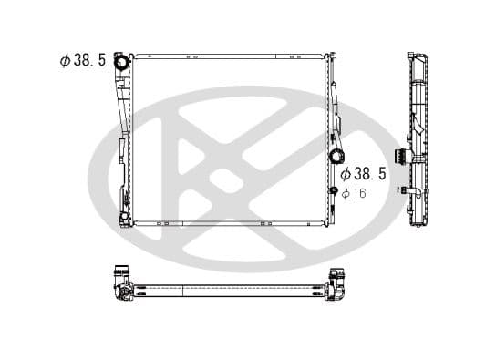 Radiator, racire motor KOYORAD PL422545
