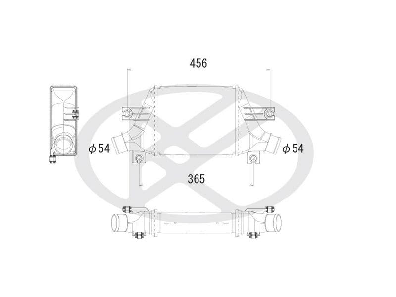 Intercooler, compresor KOYORAD IA030134