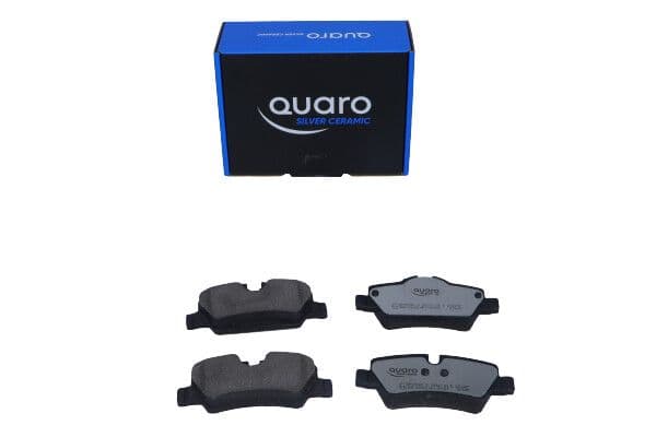 set placute frana,frana disc QUARO SILVER CERAMIC QP4538C