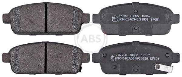 set placute frana,frana disc ABS 37790