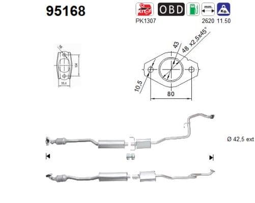 Catalizator AS-PL 95168