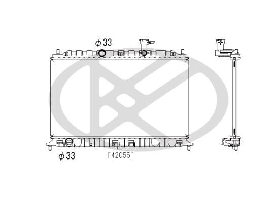 Radiator, racire motor KOYORAD PL822456