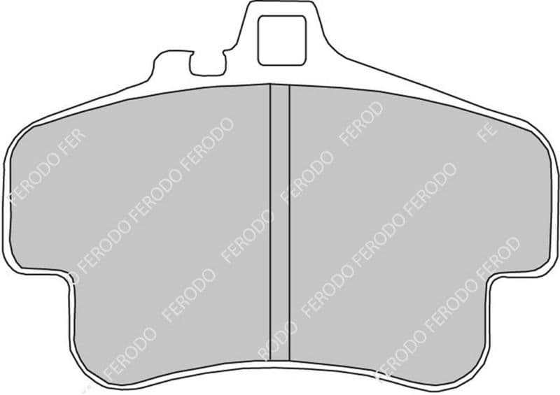 set placute frana,frana disc FERODO FDS1435