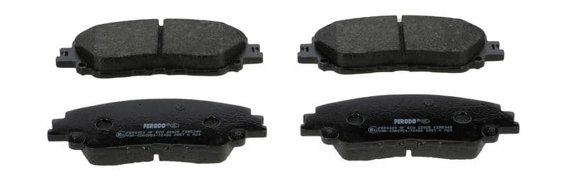 set placute frana,frana disc FERODO PREMIER ECO FRICTION FDB5348