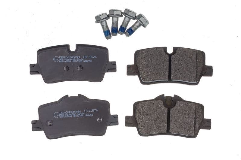 set placute frana,frana disc DENCKERMANN B111674