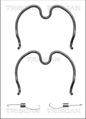 Set accesorii, sabot de frana TRISCAN 8105 242571