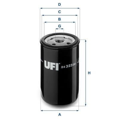filtru combustibil UFI 24.323.00