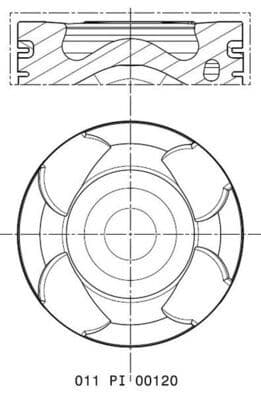 Piston MAHLE 011 PI 00120 002
