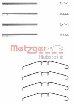 Set accesorii, placute frana METZGER AUTOTEILE 109-1155