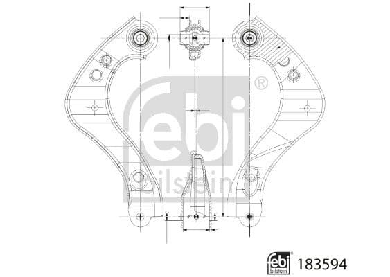 Brat, suspensie roata FEBI BILSTEIN 183594