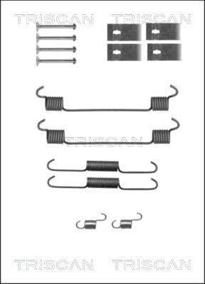 Set accesorii, sabot de frana TRISCAN 8105 692003