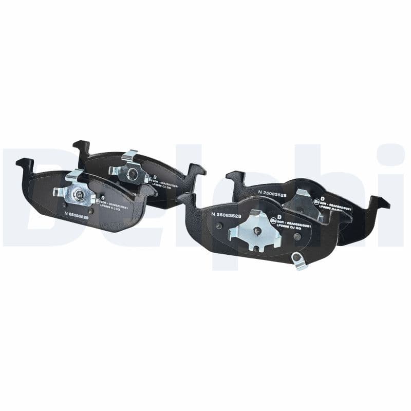 set placute frana,frana disc DELPHI LP2695