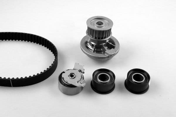 Set pompa apa + curea dintata HEPU PK03163