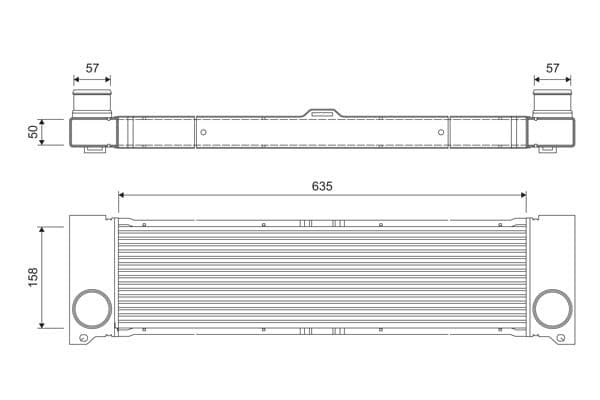 Intercooler, compresor VALEO 818807