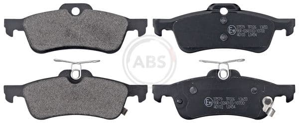 set placute frana,frana disc ABS 37579