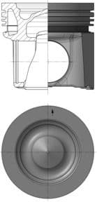 Piston KOLBENSCHMIDT 40349600