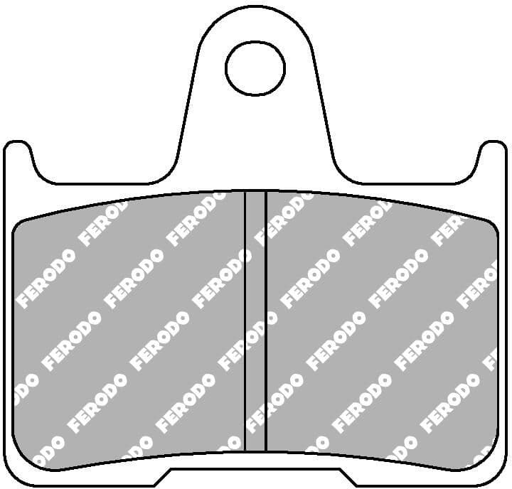 set placute frana,frana disc FERODO RACING FDB2111P