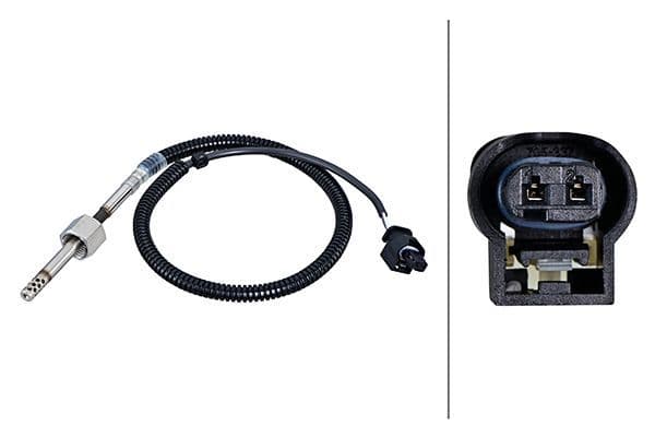 Senzor, temperatura gaze evacuare HELLA 6PT 010 376-551