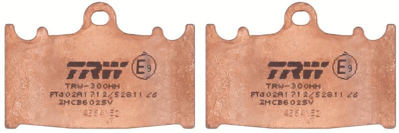 set placute frana,frana disc TRW Sinter Street MCB602SV