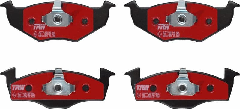 set placute frana,frana disc TRW DTEC COTEC GDB1274DTE