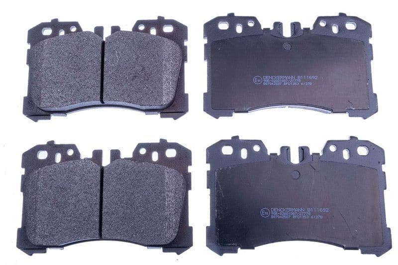 set placute frana,frana disc DENCKERMANN B111692