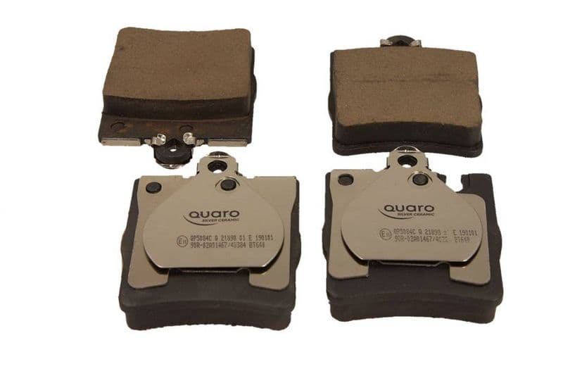 set placute frana,frana disc QUARO SILVER CERAMIC QP5084C