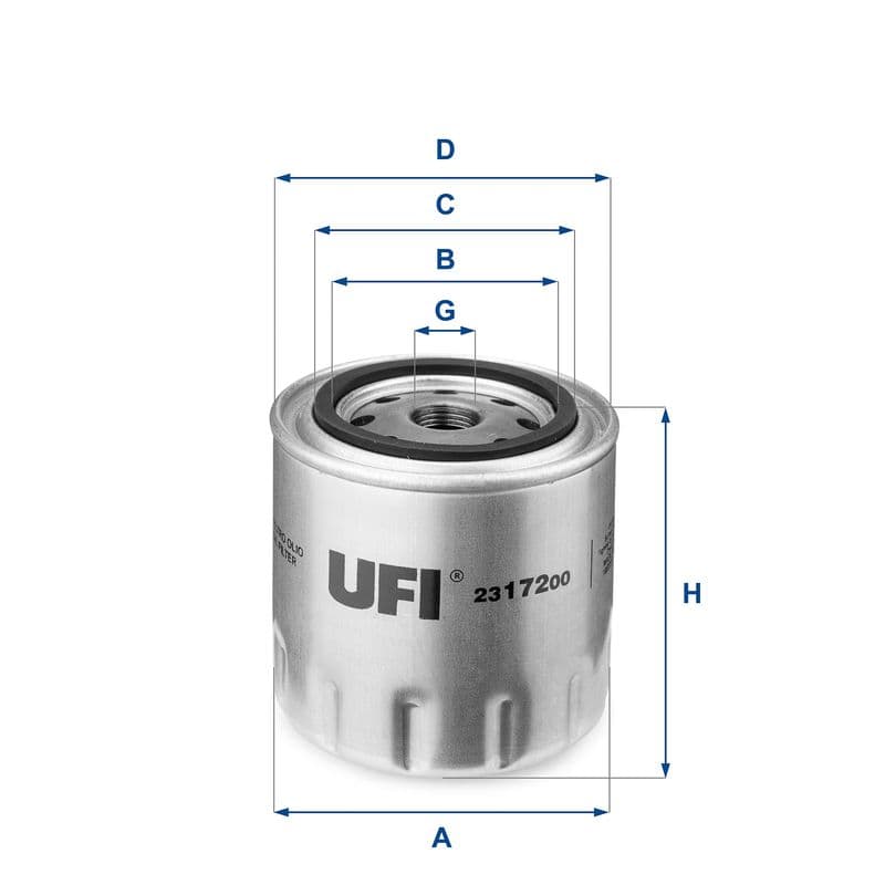 Filtru ulei UFI 23.172.00
