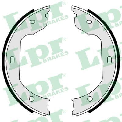 Set saboti frana, frana de mana LPR 09110