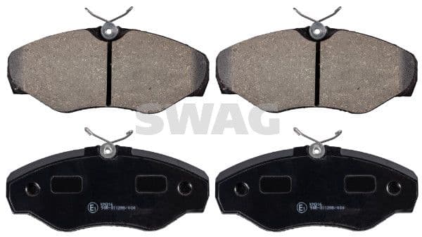 set placute frana,frana disc SWAG 60 91 6473