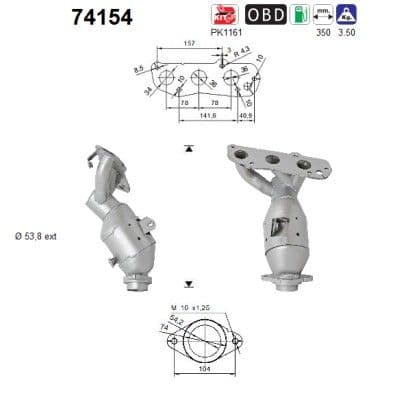 Catalizator AS-PL 74154