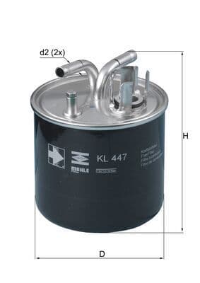 filtru combustibil MAHLE KL 447