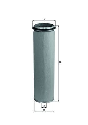 Filtru aer secundar MAHLE LXS 43/1