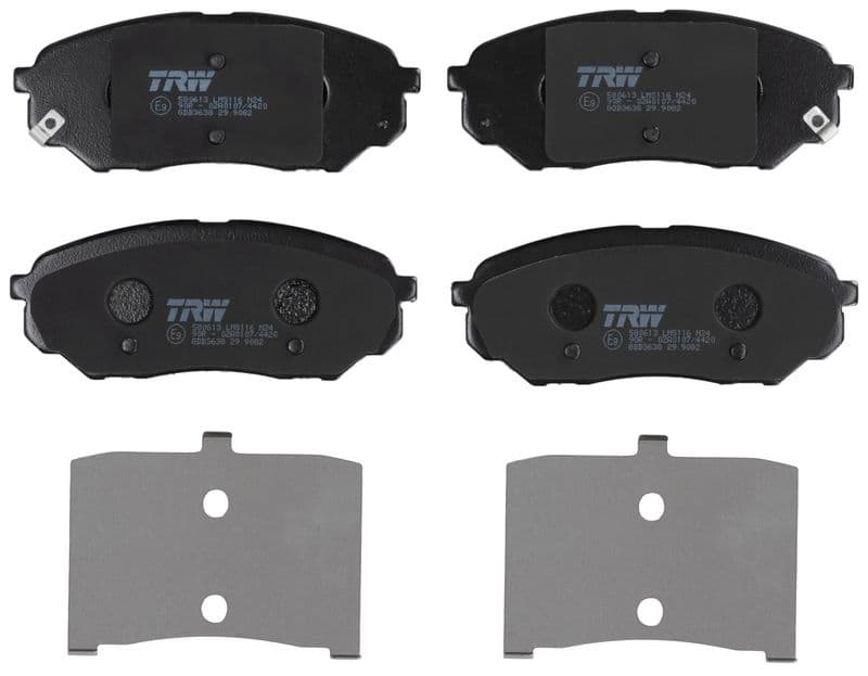 set placute frana,frana disc TRW GDB3638