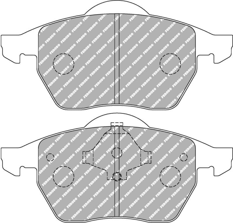 set placute frana,frana disc FERODO FCP590H