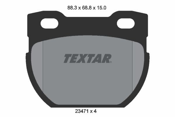set placute frana,frana disc TEXTAR Q+ 2347101