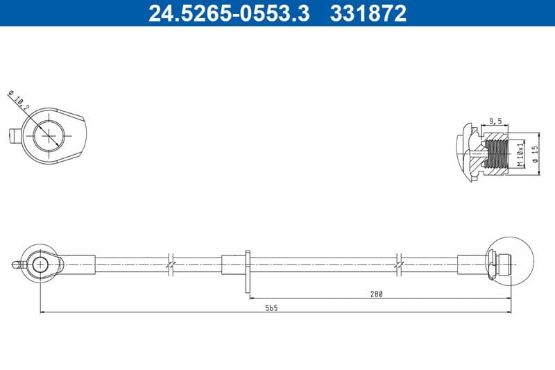 Furtun frana ATE 24.5265-0553.3
