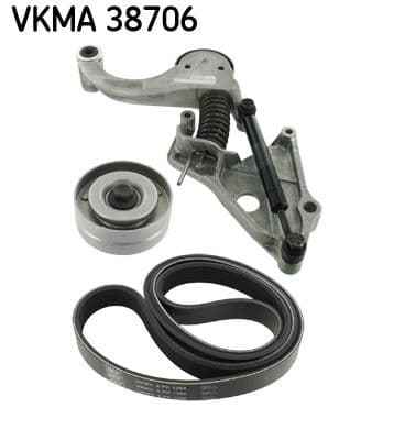 Set curea transmisie cu caneluri SKF VKMA 38706