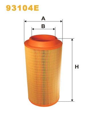 Filtru aer WIX FILTERS 93104E